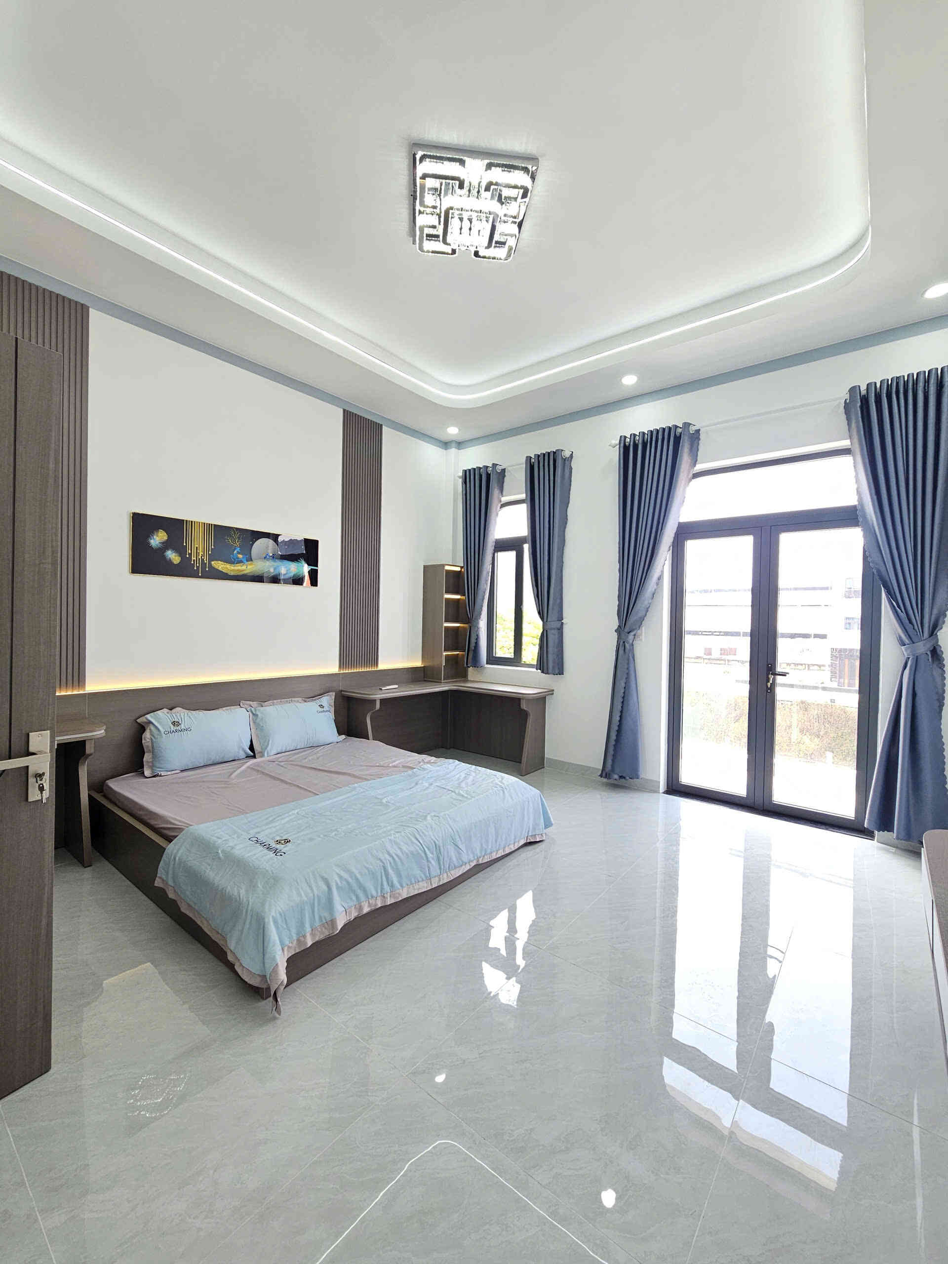 Bán nhà mới 1T2L 4.5x15m, đường N1 KDC Lê Phong An Phú 1 p.An Phú, full nội thất