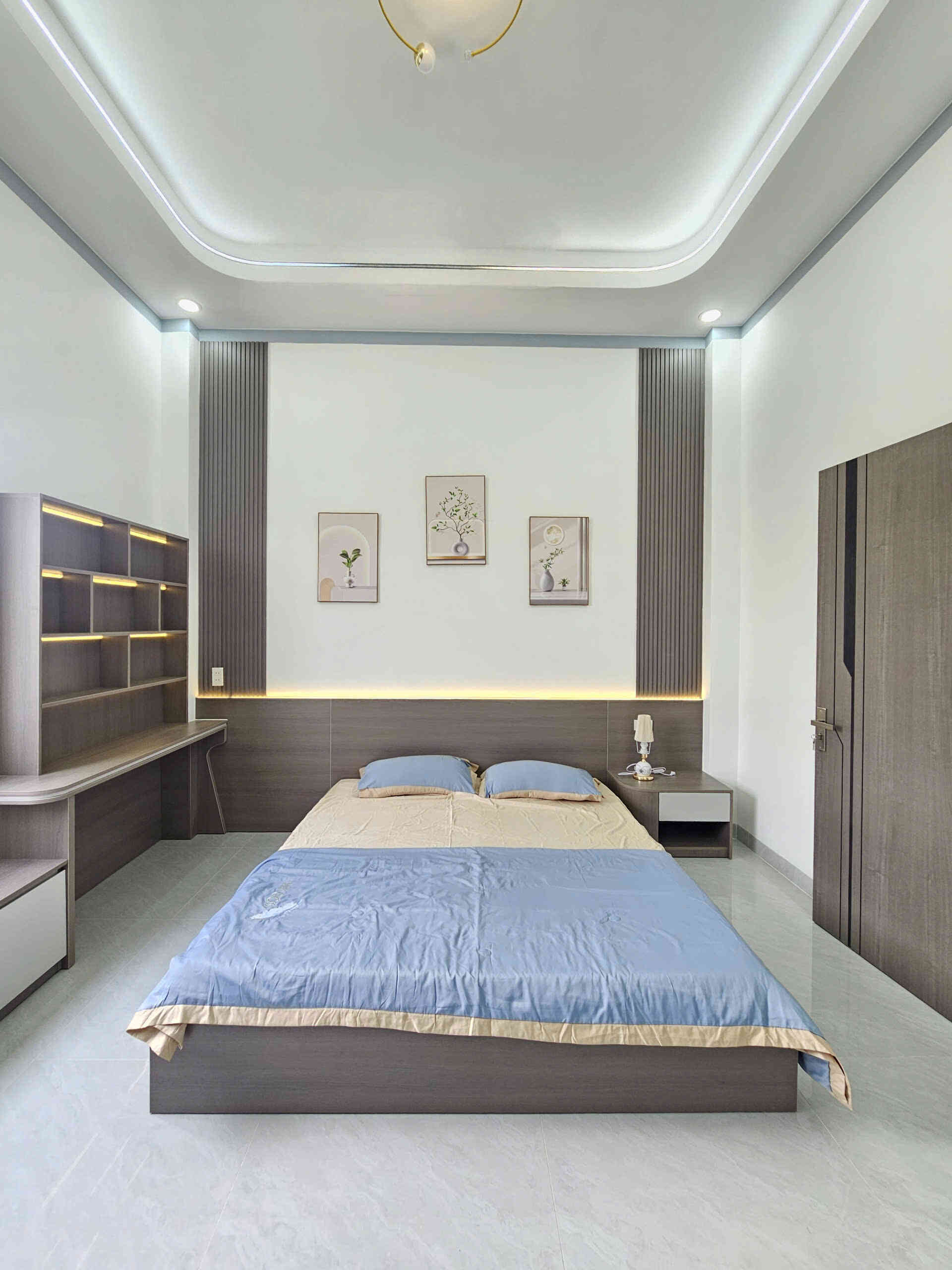 Bán nhà mới 1T2L 4.5x15m, đường N1 KDC Lê Phong An Phú 1 p.An Phú, full nội thất