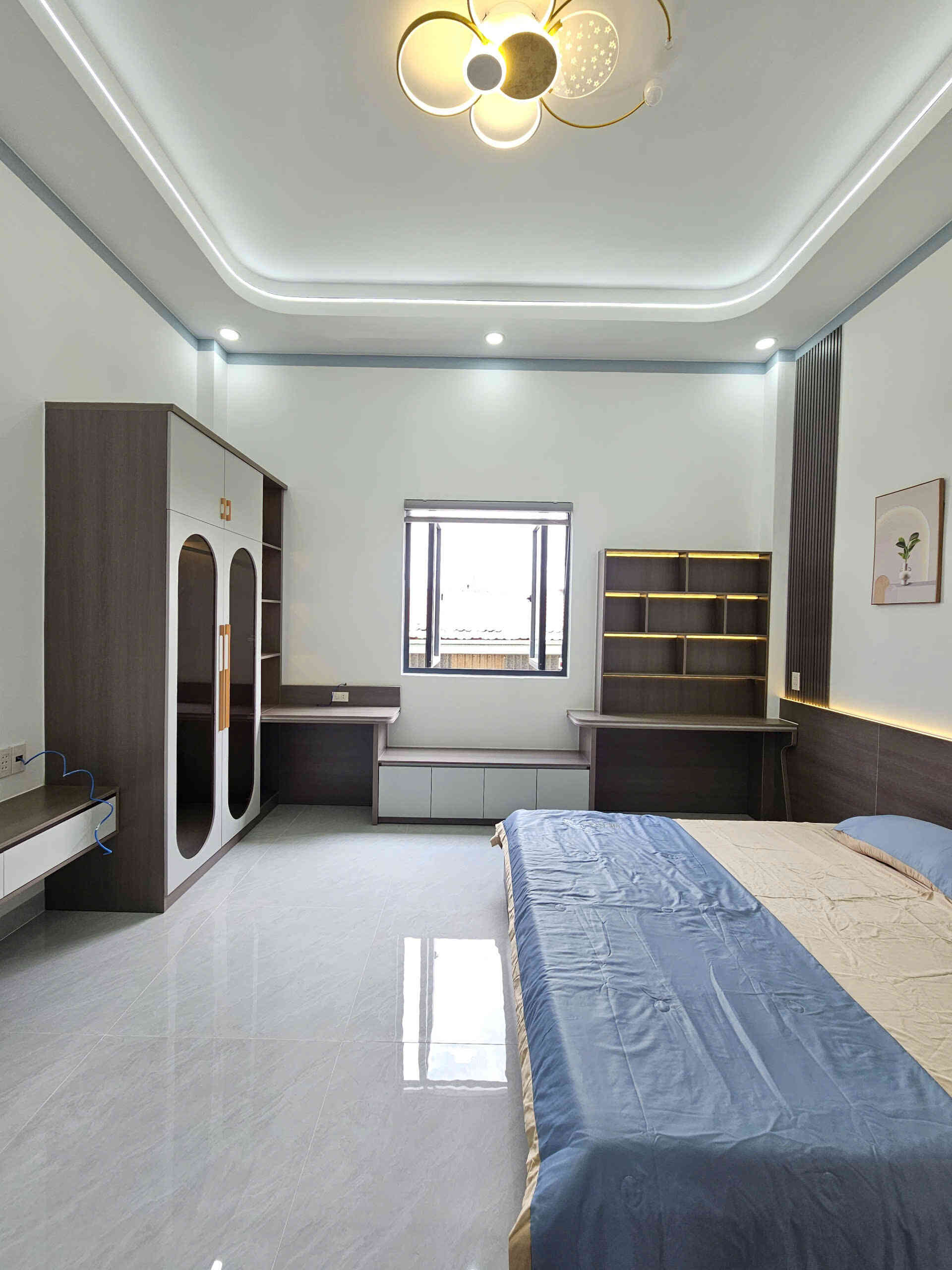 Bán nhà mới 1T2L 4.5x15m, đường N1 KDC Lê Phong An Phú 1 p.An Phú, full nội thất