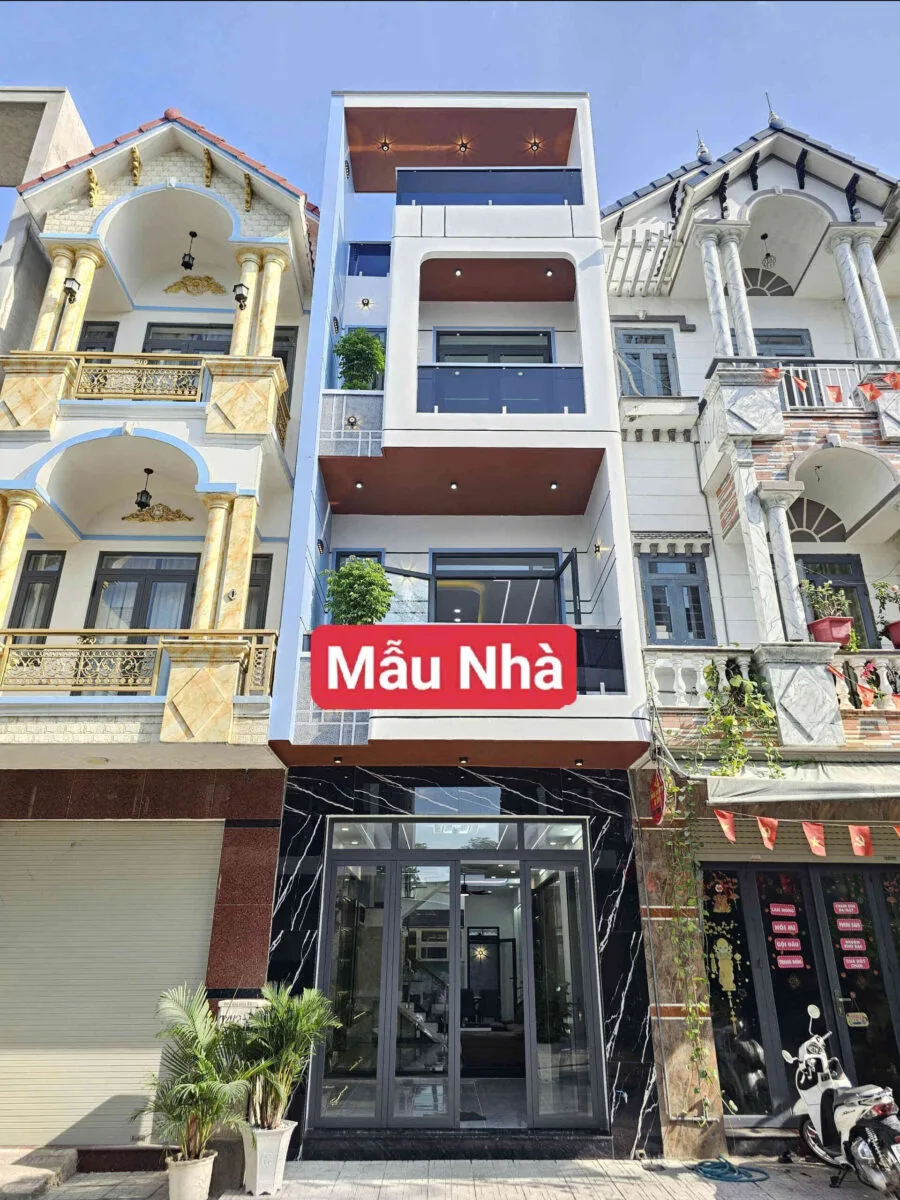 Bán nhà mới (đang xây) 1T2L 4x15m, đường D3 KDC Phú Hồng Khang, full nội thất (Trục chính)