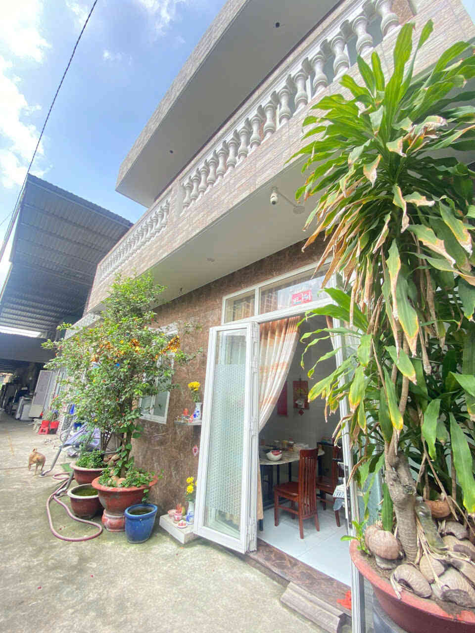 Bán nhà và xưởng 453m2, mặt tiền ĐT.743A p.Tân Đông Hiệp gần Ngã 3 Ông Xã, đang thuê 27tr/th