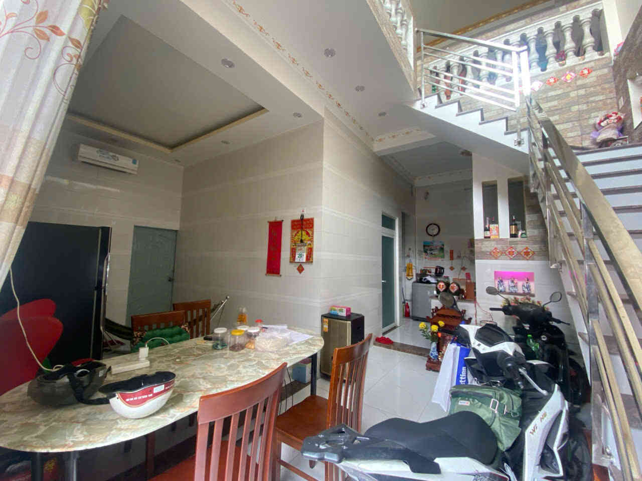 Bán nhà và xưởng 453m2, mặt tiền ĐT.743A p.Tân Đông Hiệp gần Ngã 3 Ông Xã, đang thuê 27tr/th