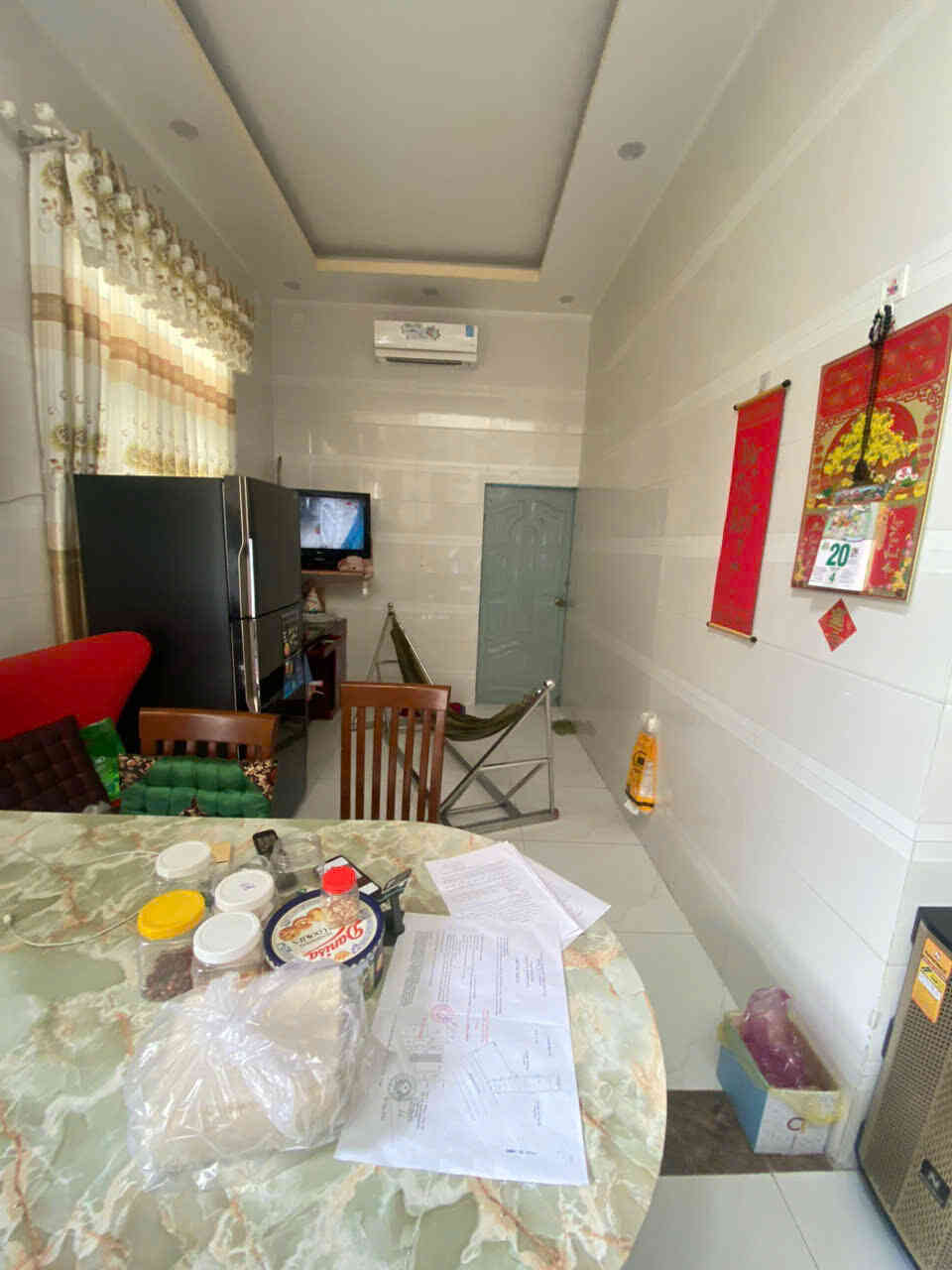 Bán nhà và xưởng 453m2, mặt tiền ĐT.743A p.Tân Đông Hiệp gần Ngã 3 Ông Xã, đang thuê 27tr/th