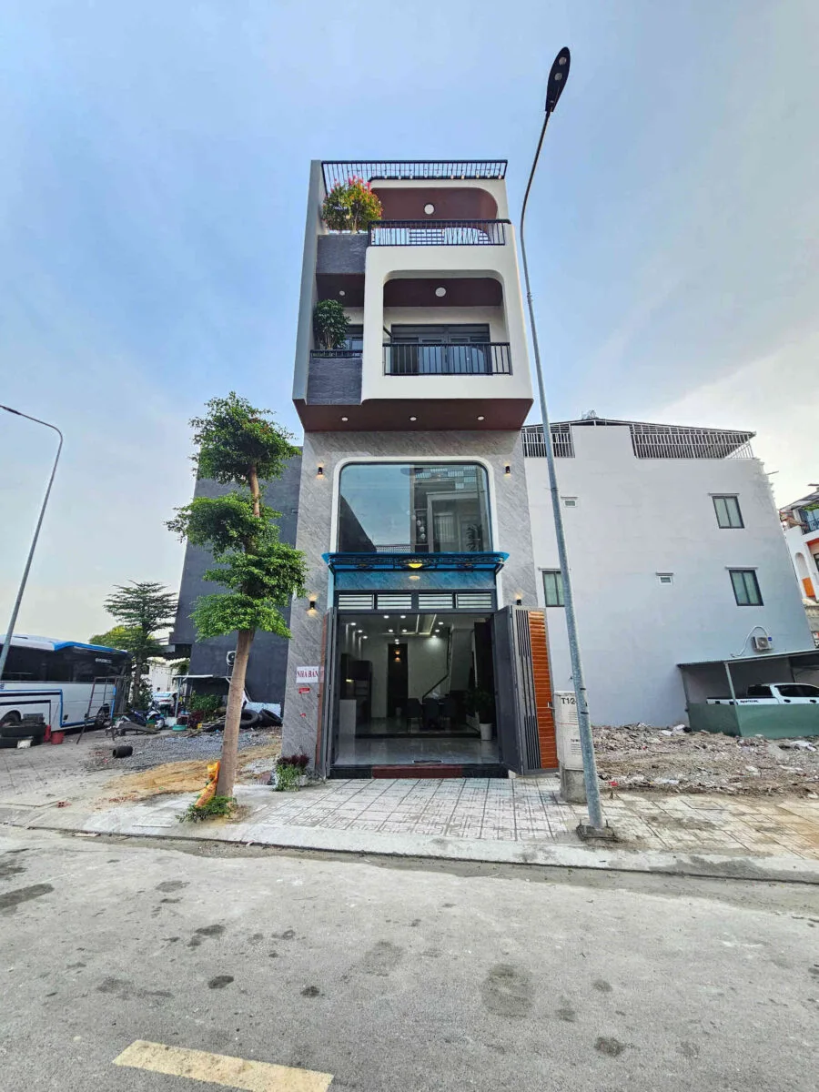 Bán nhà mới 1T2L 5.1x13.8m hoàn công, đường N1 KDC Lộc Phát, p. Thuận Giao, full nội thất