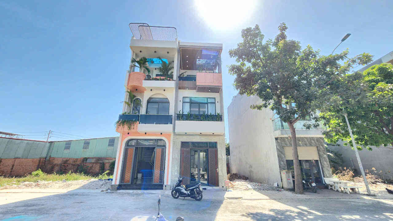 Bán nhà mới 1T2L 4x16m hoàn công, đường N1 KDC Lê Phong Bình Chuẩn 1 p. Bình Chuẩn, full nội thất