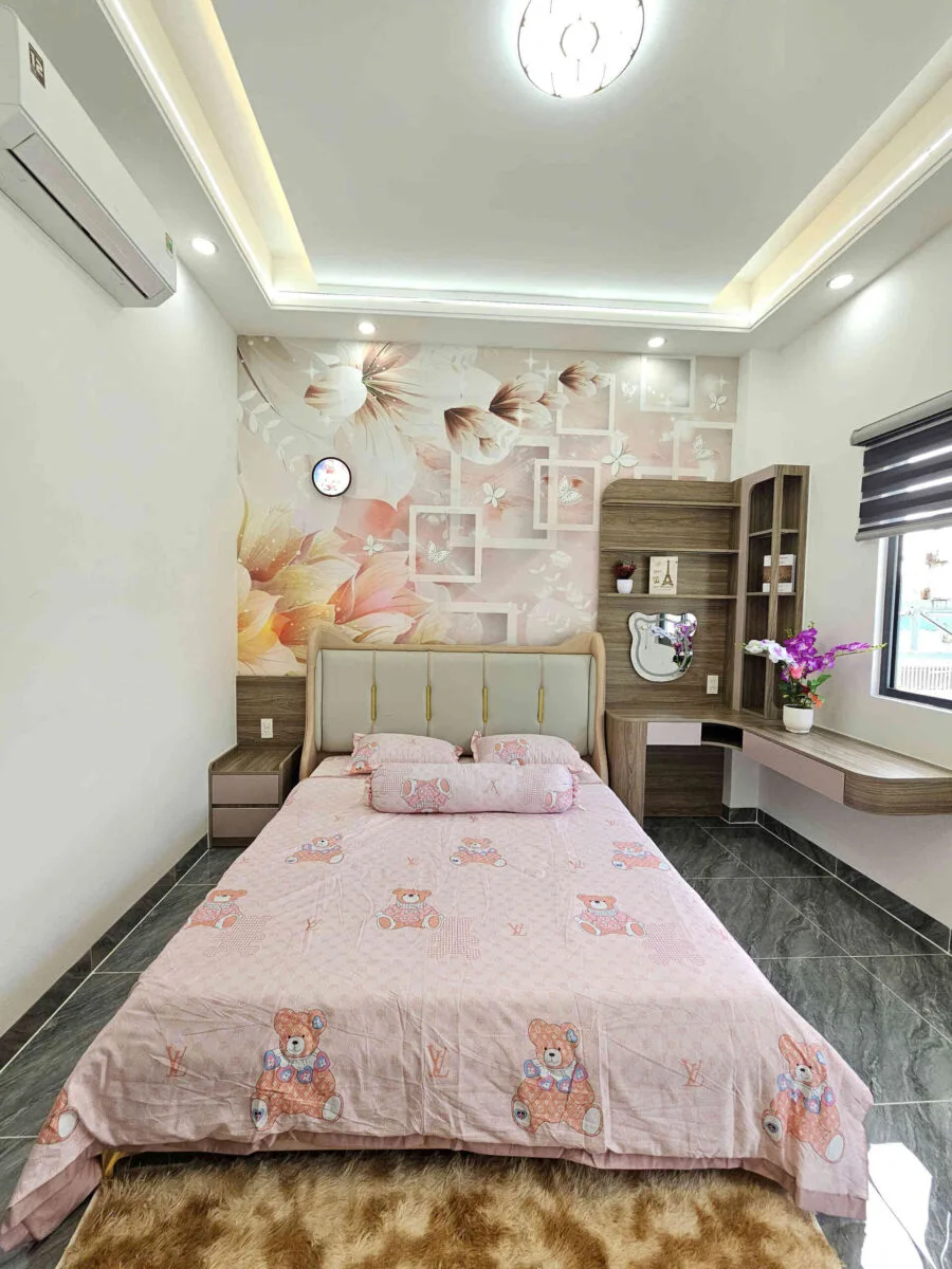 Bán nhà mới 1T2L 4×15.5m, đường N2 KDC Phú Hồng Thịnh 8, full nội thất (Hoàn công)