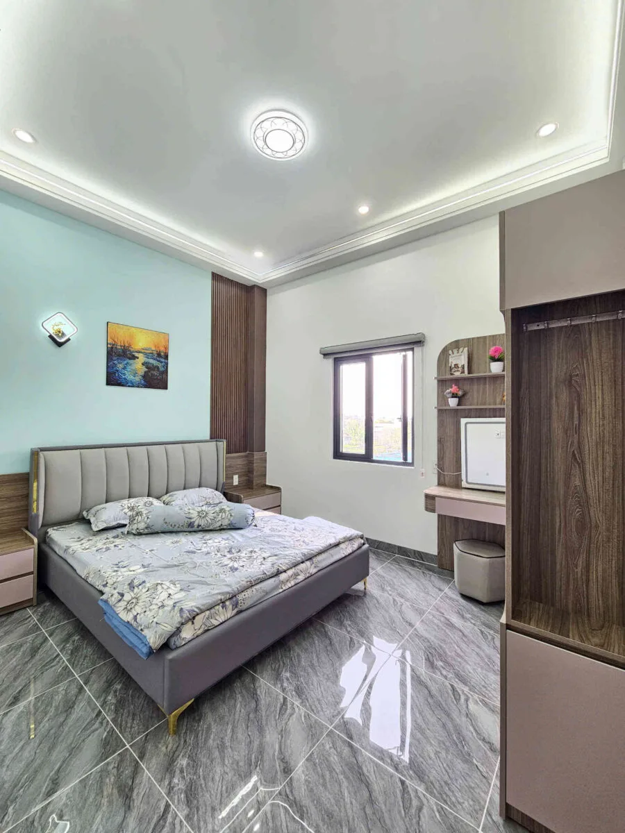 Bán nhà mới 1T2L 4×15.5m, đường N2 KDC Phú Hồng Thịnh 8, full nội thất (Hoàn công)