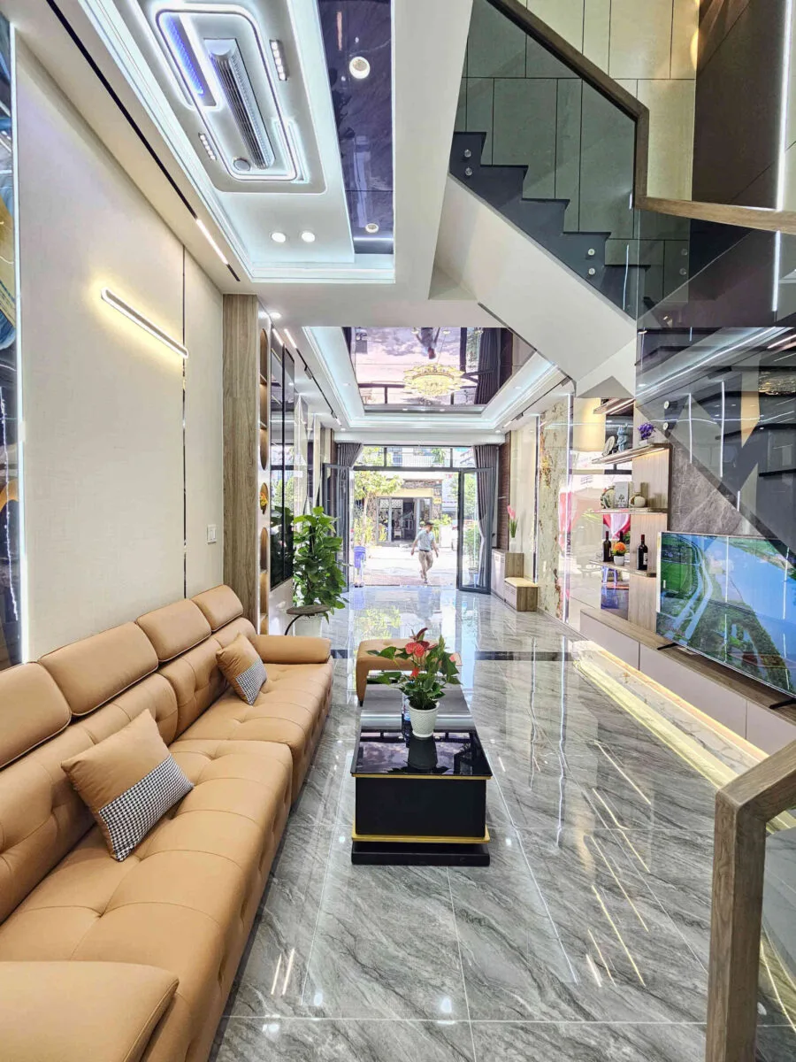 Bán nhà mới 1T2L 4×15.5m, đường N2 KDC Phú Hồng Thịnh 8, full nội thất (Hoàn công)