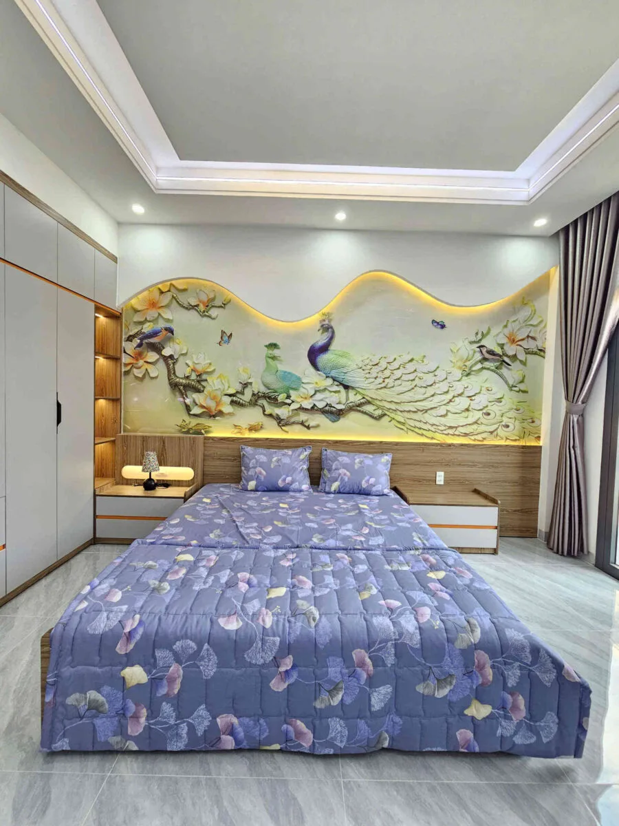 Bán nhà mới 1T2L 4x16m hoàn công, đường D1 KDC Icon Central, full nội thất (Trục chính)