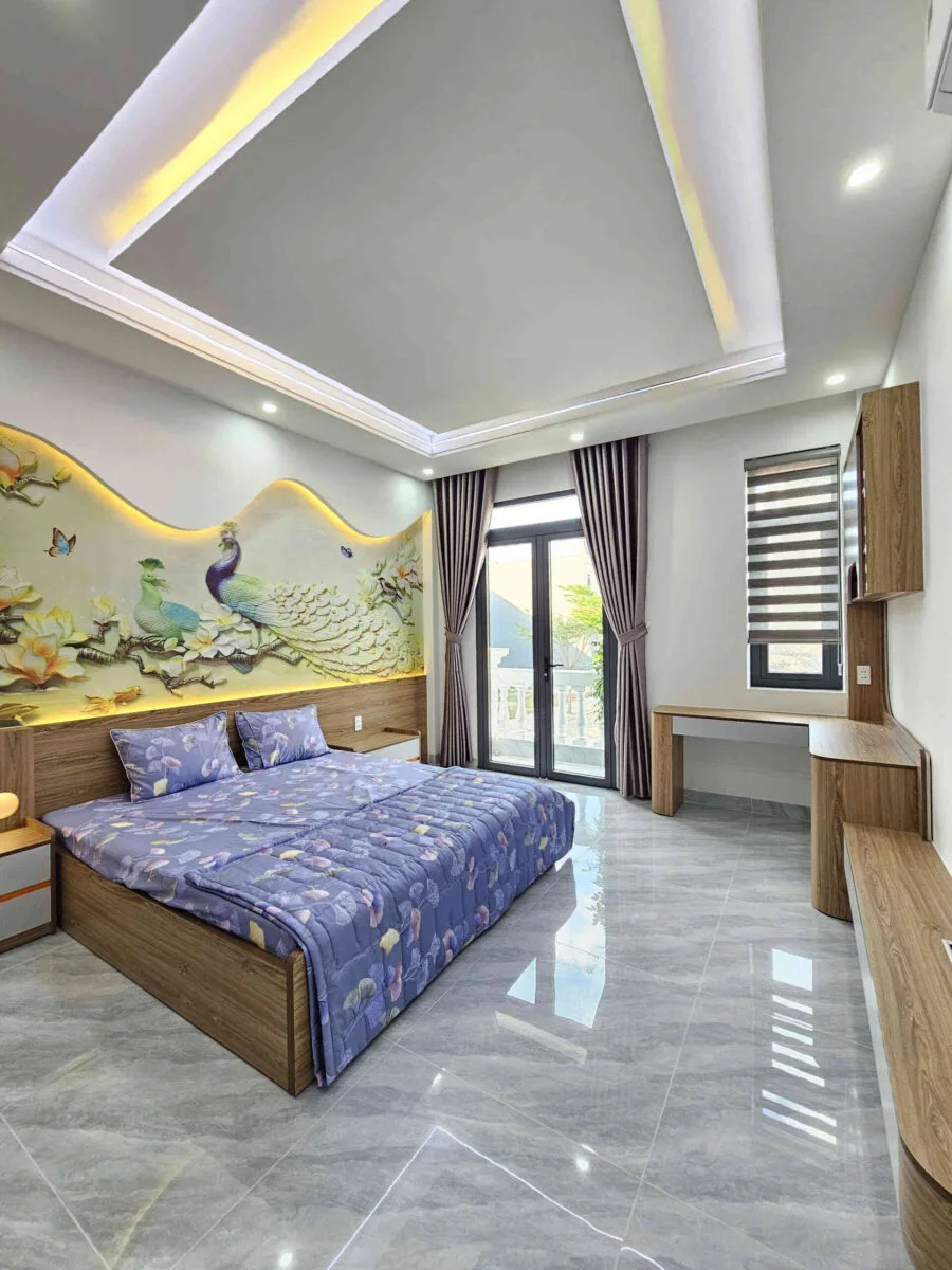 Bán nhà mới 1T2L 4x16m hoàn công, đường D1 KDC Icon Central, full nội thất (Trục chính)