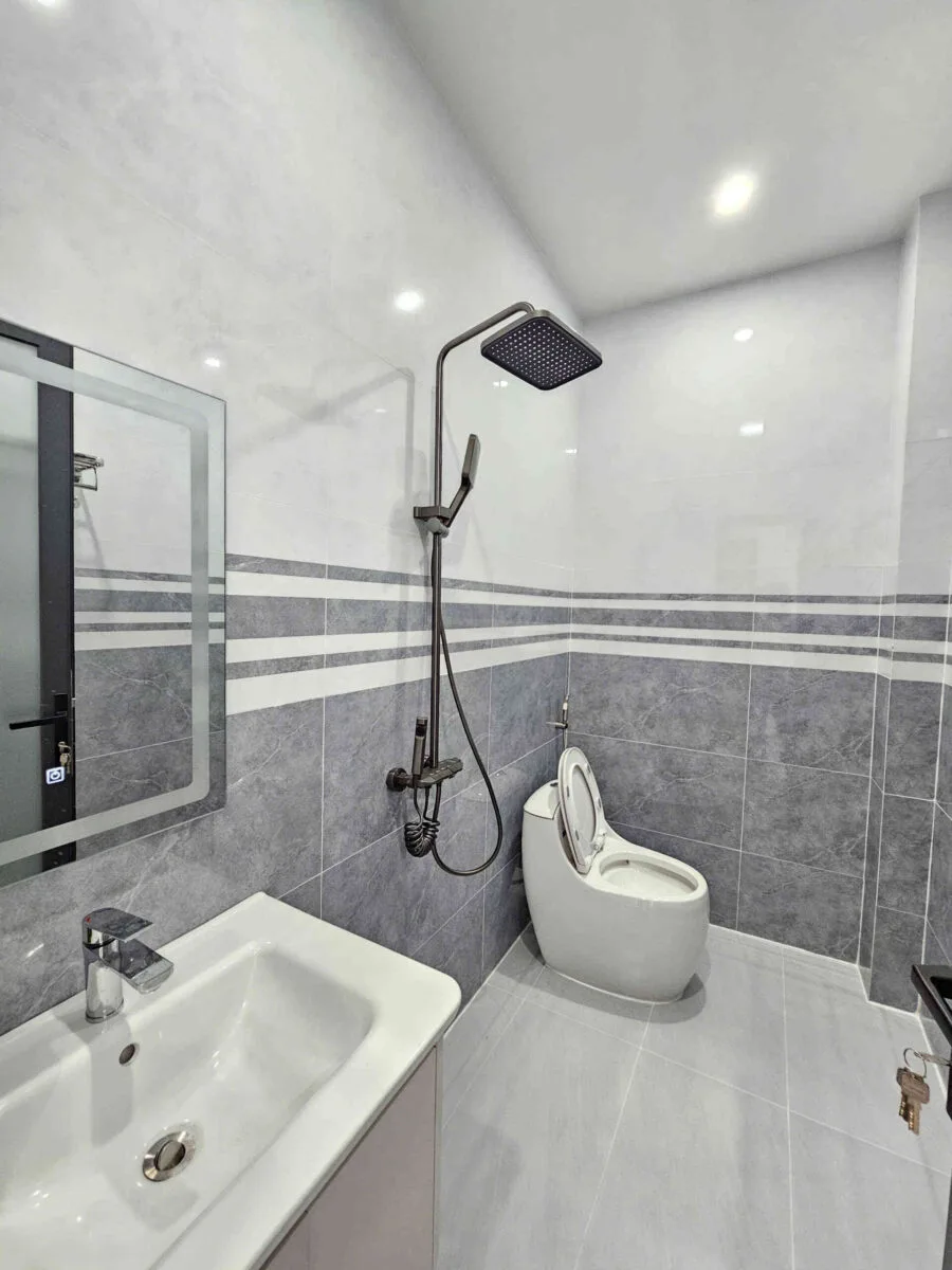 Bán nhà mới 1T2L 4x16m hoàn công, đường D1 KDC Icon Central, full nội thất (Trục chính)