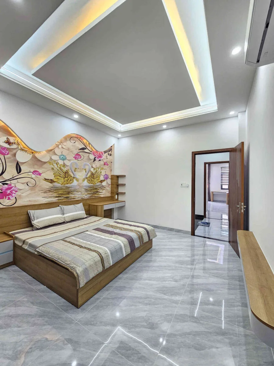 Bán nhà mới 1T2L 4x16m hoàn công, đường D1 KDC Icon Central, full nội thất (Trục chính)