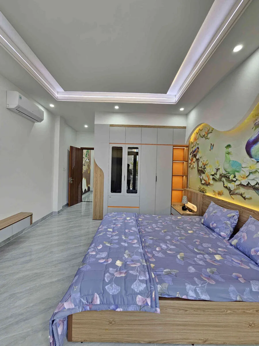 Bán nhà mới 1T2L 4x16m hoàn công, đường D1 KDC Icon Central, full nội thất (Trục chính)