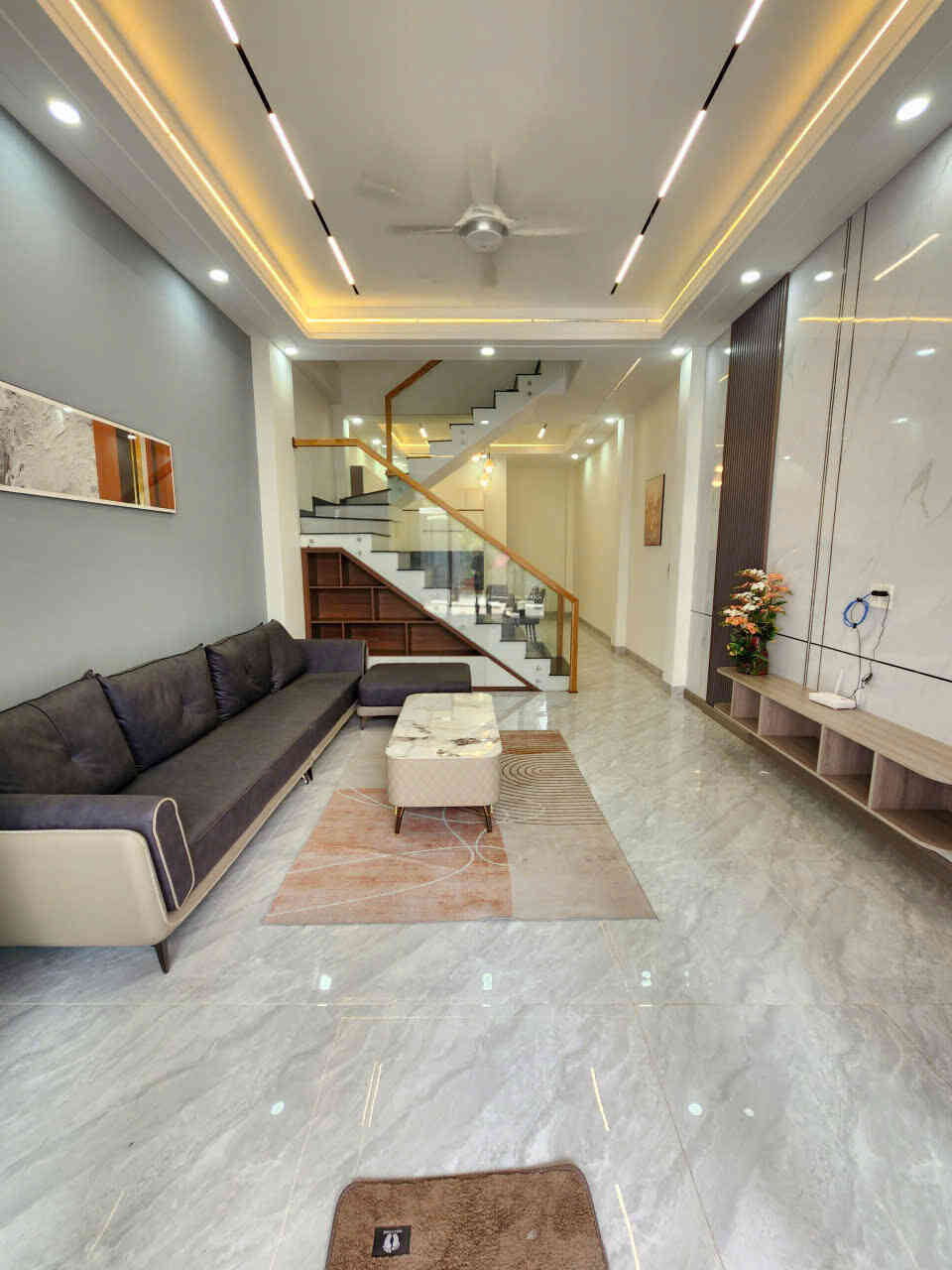 Bán nhà mới 1T2L 4.3×16.5m, hẻm Nguyễn Thị Tồn (hoàn công, full nội thất)