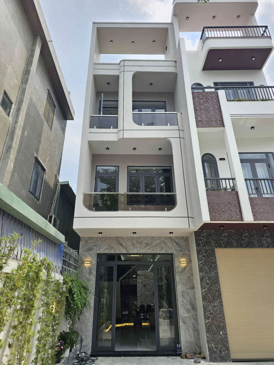 Bán nhà mới 1T2L 4.1x15.3m hoàn công, đường N1 KDC Lộc Phát p. Thuận Giao, full nội thất