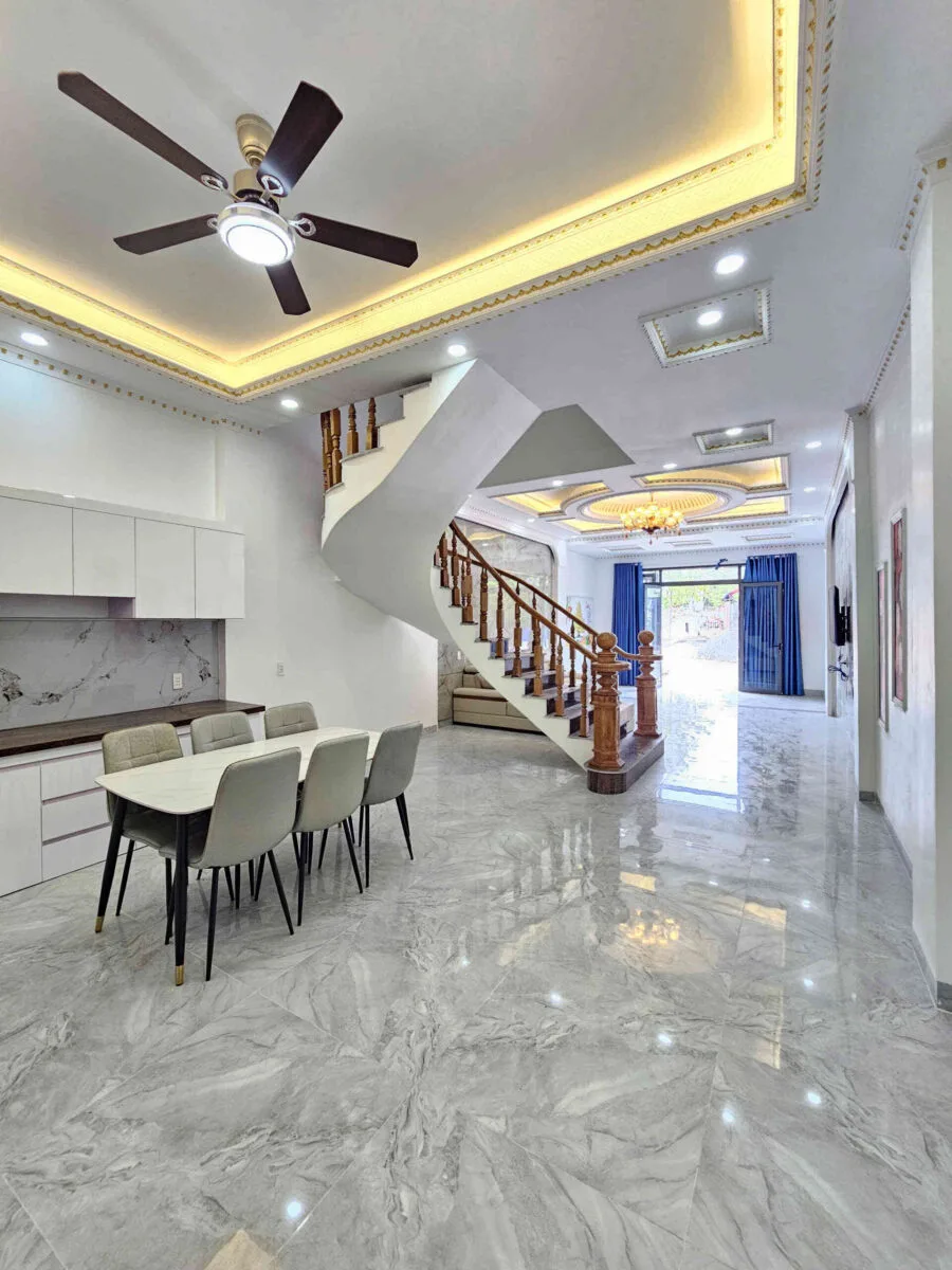 Bán nhà mới 1T2L 5x15m hoàn công, đường N37 KDC Tân Long 2 p. Uyên Hưng, full nội thất