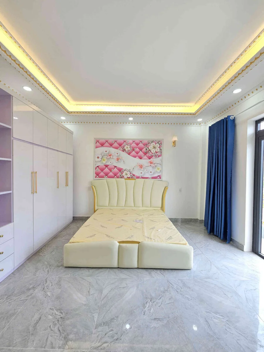 Bán nhà mới 1T2L 5x15m hoàn công, đường N37 KDC Tân Long 2 p. Uyên Hưng, full nội thất