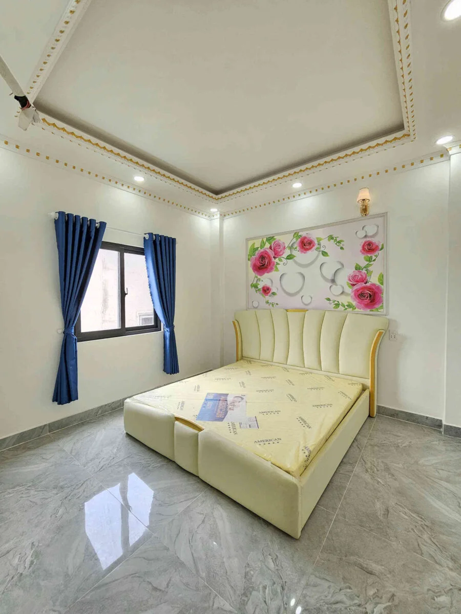 Bán nhà mới 1T2L 5x15m hoàn công, đường N37 KDC Tân Long 2 p. Uyên Hưng, full nội thất
