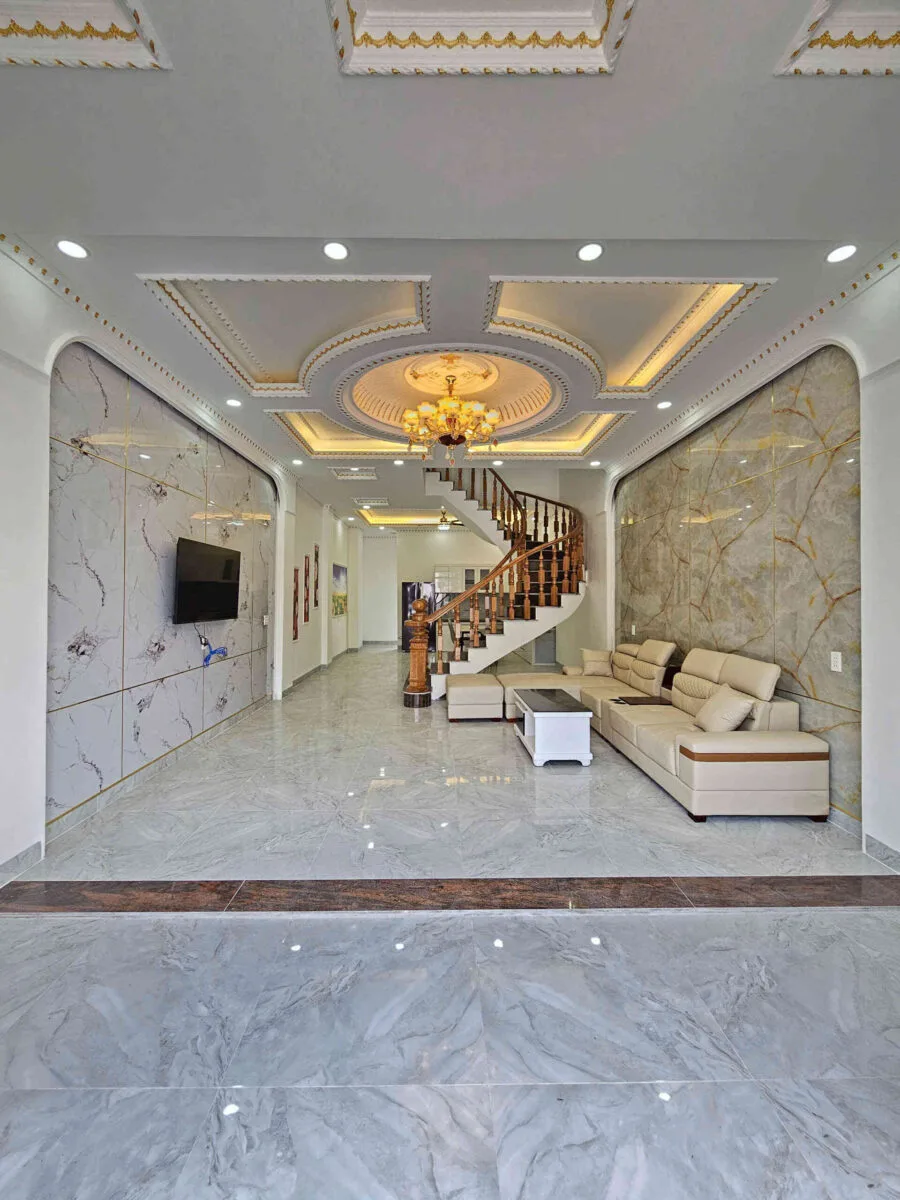 Bán nhà mới 1T2L 5x15m hoàn công, đường N37 KDC Tân Long 2 p. Uyên Hưng, full nội thất