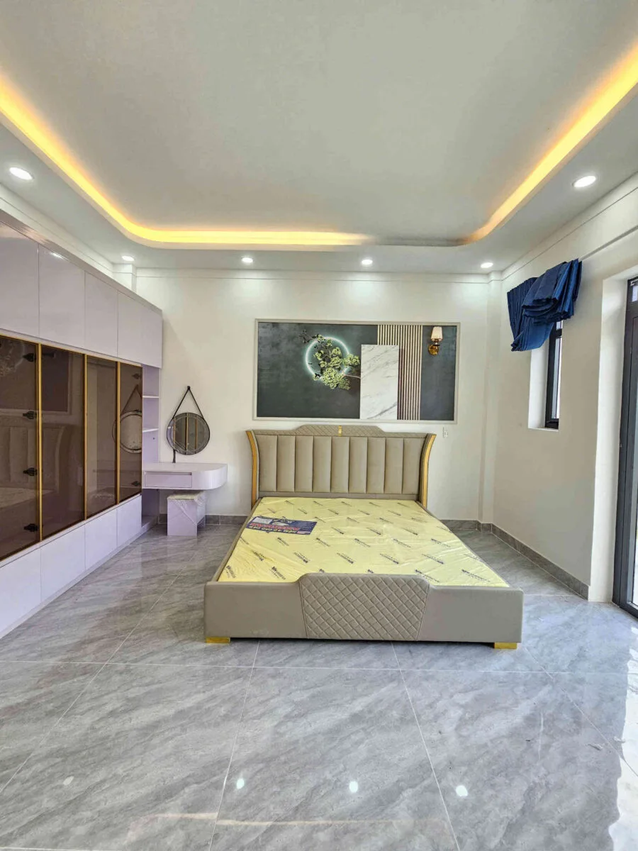 Bán nhà mới 1T2L 5x15m hoàn công, đường N37 KDC Tân Long 2 p. Uyên Hưng, full nội thất