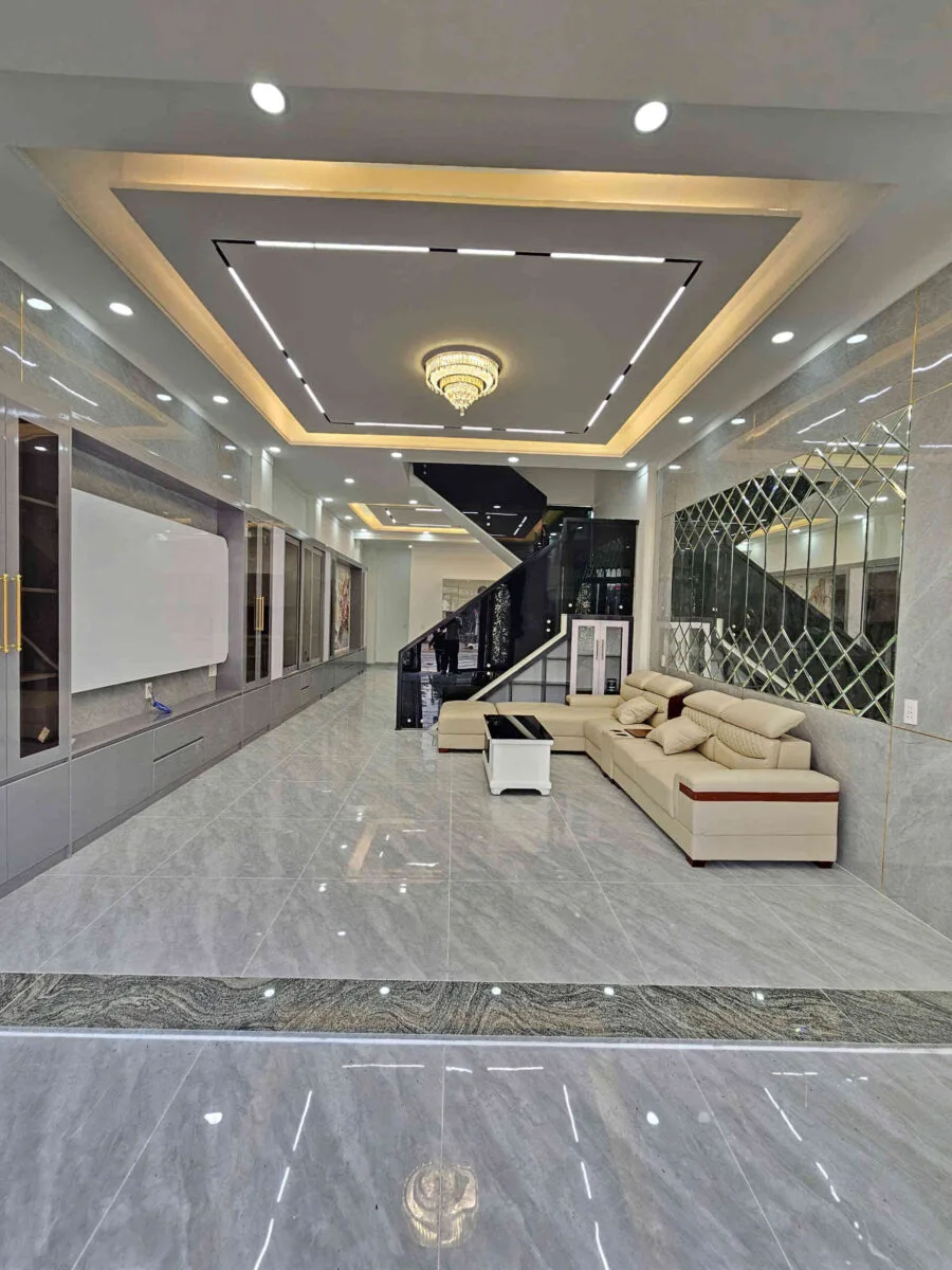 Bán nhà mới 1T2L 5x15m hoàn công, đường N37 KDC Tân Long 2 p. Uyên Hưng, full nội thất