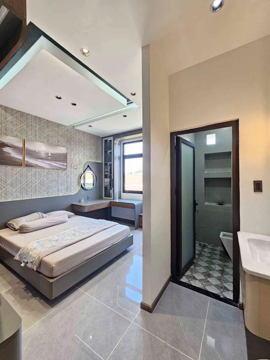 Bán nhà mới 1T2L 4.5x15m hoàn công, đường N1 KDC Lê Phong An Phú 1 p.An Phú, full nội thất