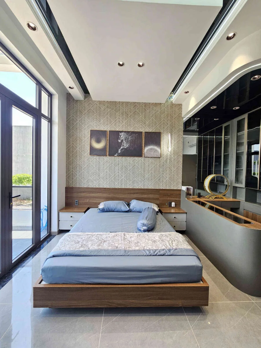 Bán nhà mới 1T2L 4.5x15m hoàn công, đường N1 KDC Lê Phong An Phú 1 p.An Phú, full nội thất