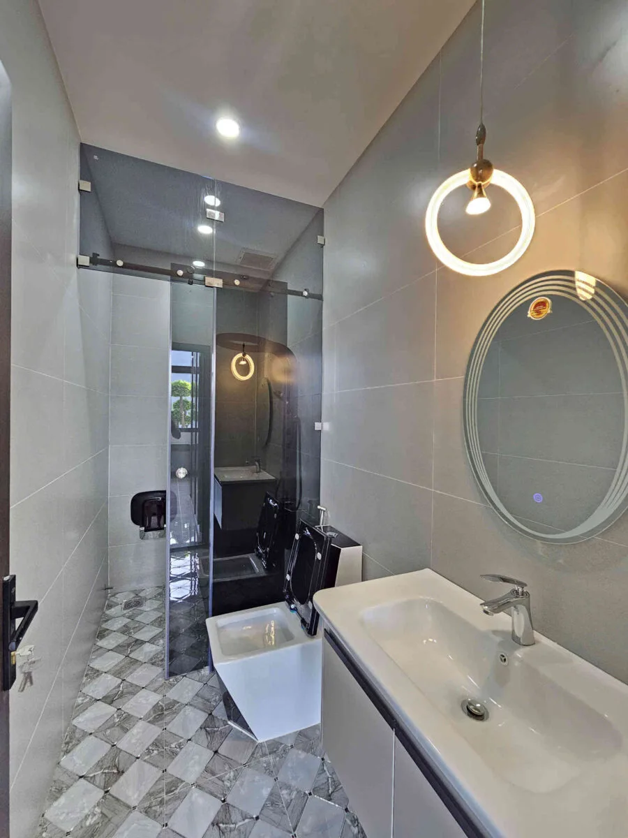 Bán nhà mới 1T2L 4.5x15m hoàn công, đường N1 KDC Lê Phong An Phú 1 p.An Phú, full nội thất
