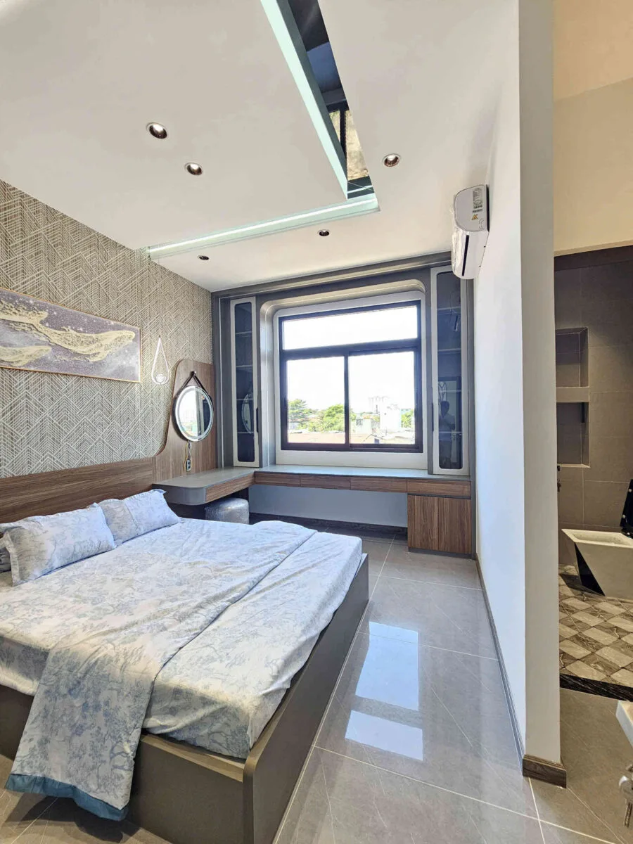 Bán nhà mới 1T2L 4.5x15m hoàn công, đường N1 KDC Lê Phong An Phú 1 p.An Phú, full nội thất