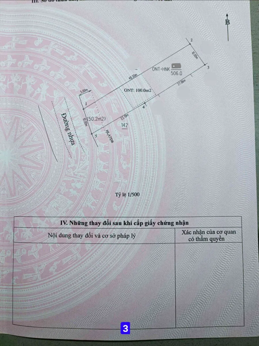 Bán đất 10x50m, mặt tiền Thanh Hội 05 x. Thanh Hội tp. Tân Uyên kế Sông Đồng Nai