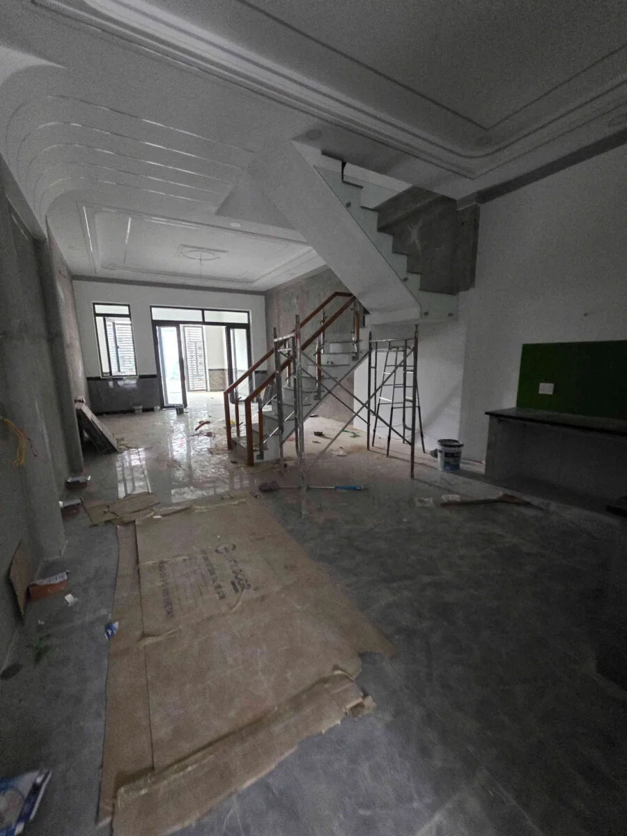 Bán nhà mới (đang xây) 1T1L 5x20m, đường N3 KDC Hội Nghĩa (Không vướng cống, tủ điện)