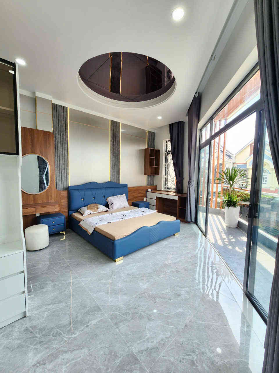 Bán căn góc mới 1T2L 5.1x16m, đường D3 KDC Thái Bình Dương, full nội thất (Hoàn công)