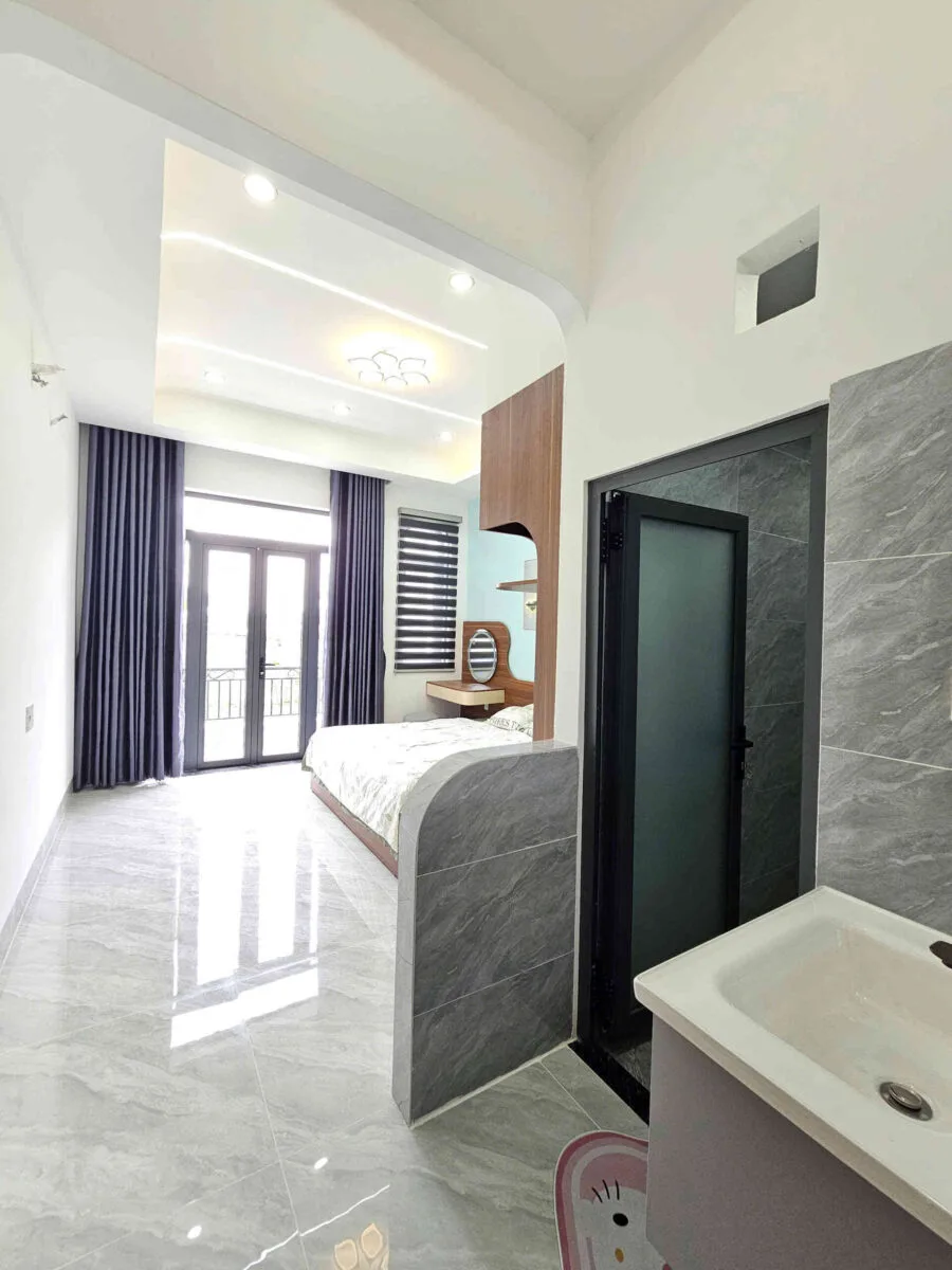 Bán nhà mới 1T2L 4×16.5m, đường D1 KDC Lê Phong An Phú 3 p. An Phú, full nội thất
