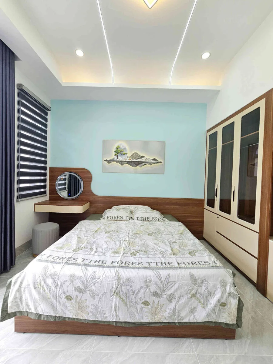 Bán nhà mới 1T2L 4×16.5m, đường D1 KDC Lê Phong An Phú 3 p. An Phú, full nội thất