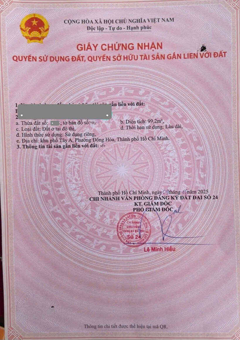 Bán nhà 1T1L 4.3×21.5m, đường số 6 KDC Đông Hòa gần chợ Dĩ An 1