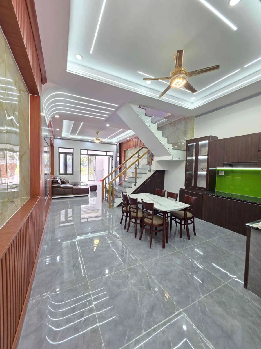 Bán nhà mới 1T1L 5x20m, đường N1 KDC Hội Nghĩa, full nội thất