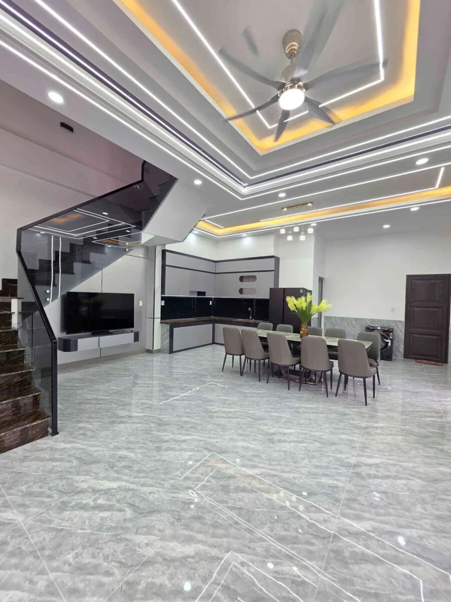 Bán căn góc mới 1T2L 7x15m, đường số 2 KDC Thái Bình Dương P.Tân Hiệp, full nội thất