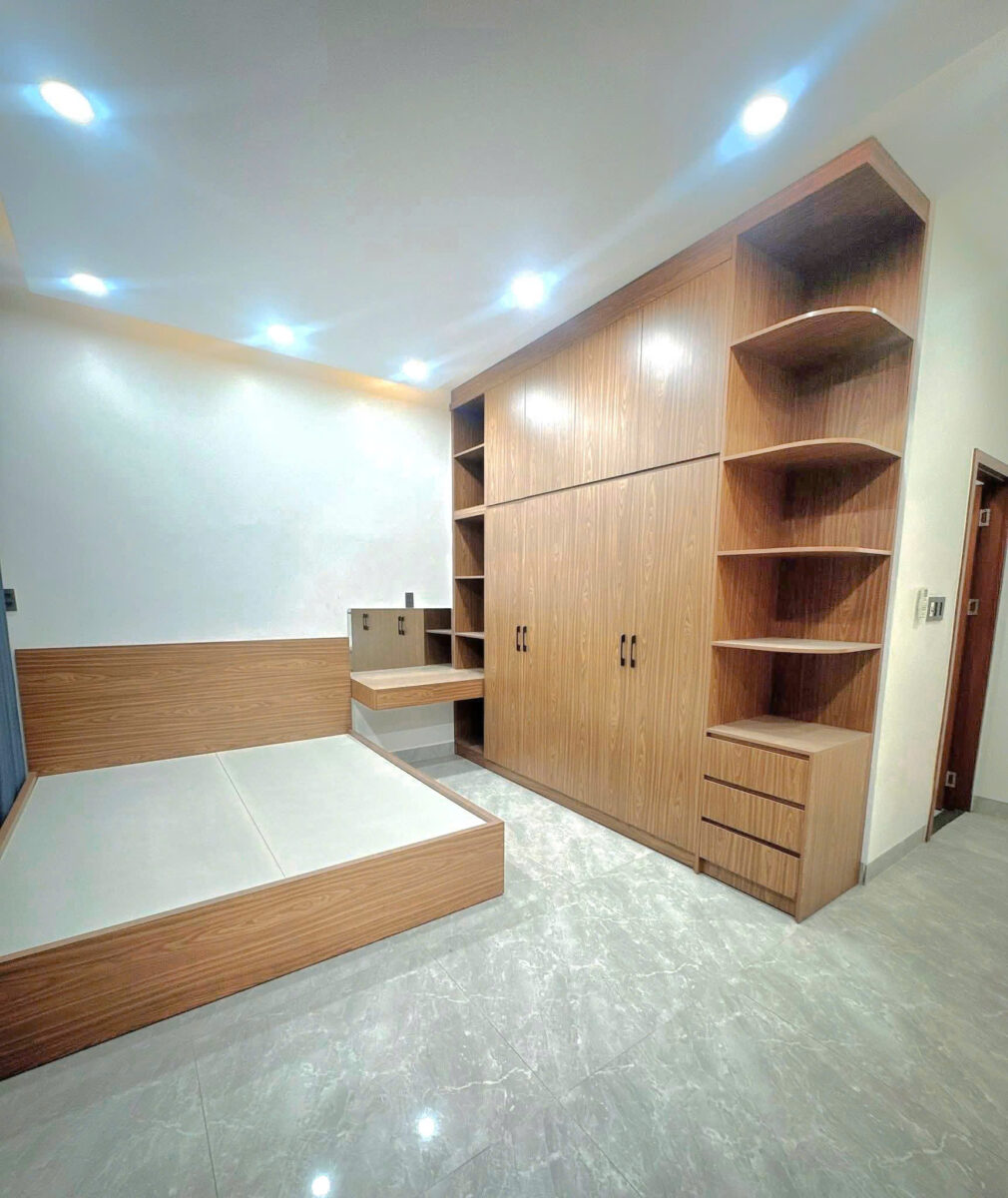 Bán nhà mới kế công viên 1T2L 5.5x15m, đường N3 KDC Phú Gia Huy (Không vướng cống, tủ điện)
