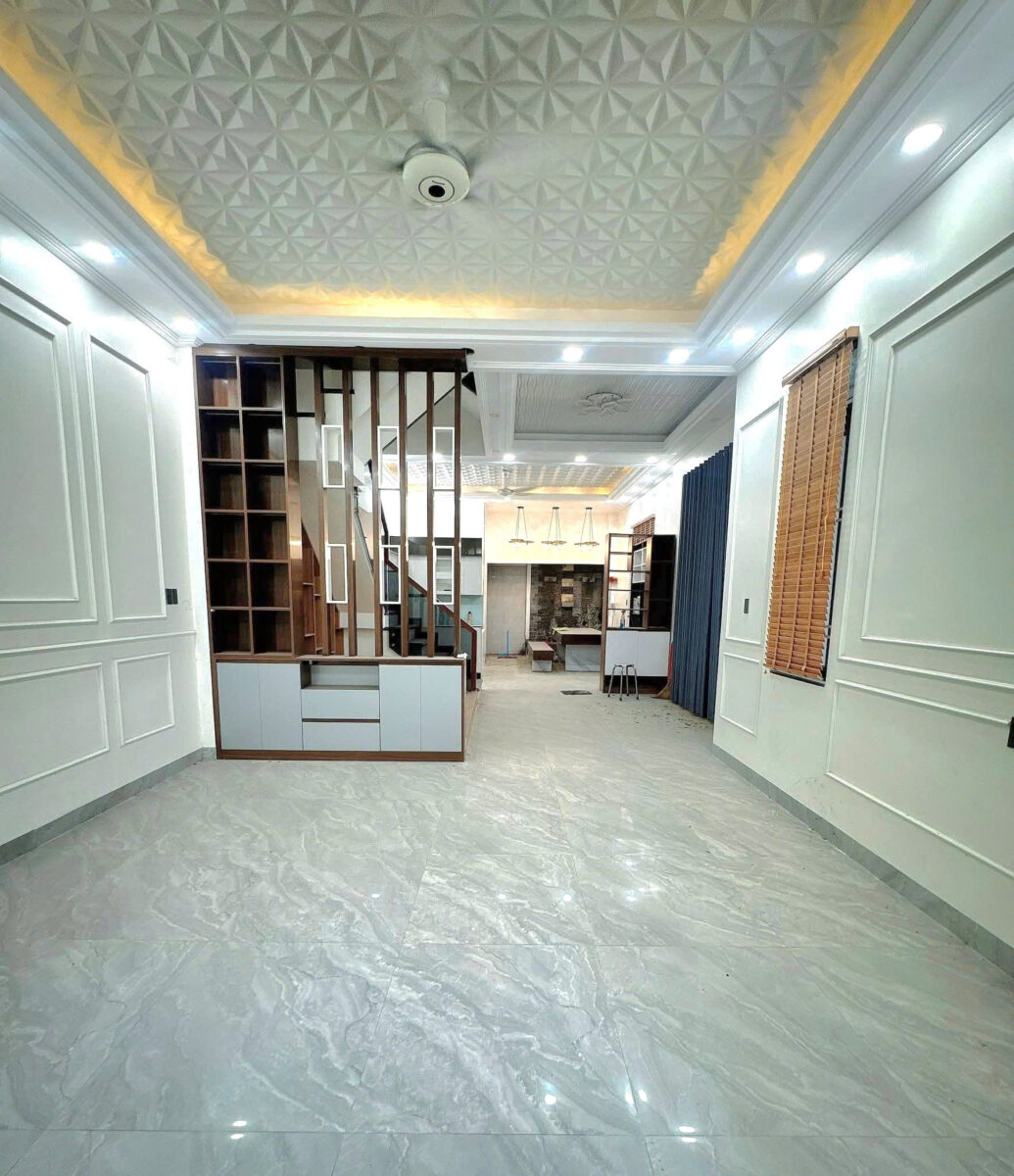 Bán nhà mới kế công viên 1T2L 5.5x15m, đường N3 KDC Phú Gia Huy (Không vướng cống, tủ điện)