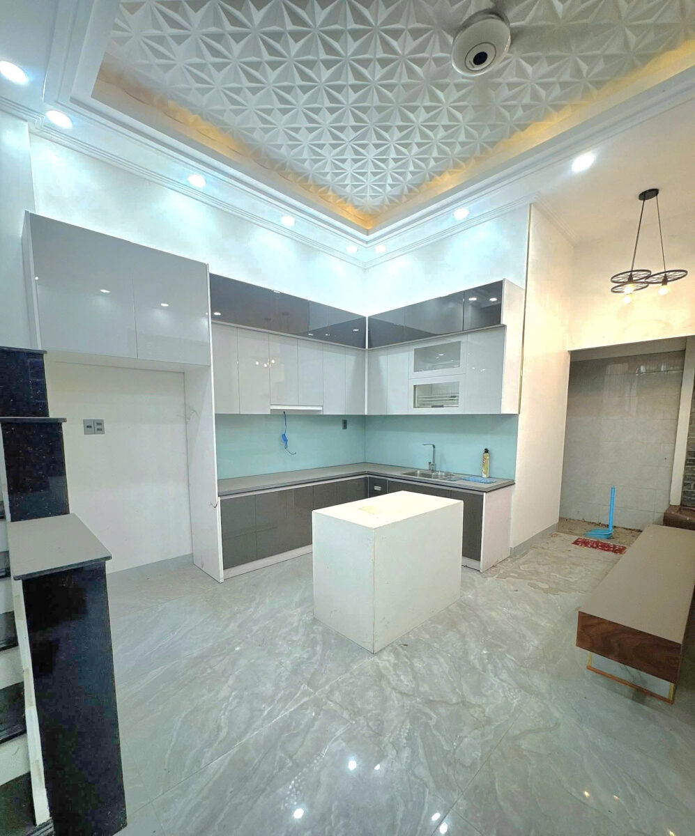 Bán nhà mới kế công viên 1T2L 5.5x15m, đường N3 KDC Phú Gia Huy (Không vướng cống, tủ điện)