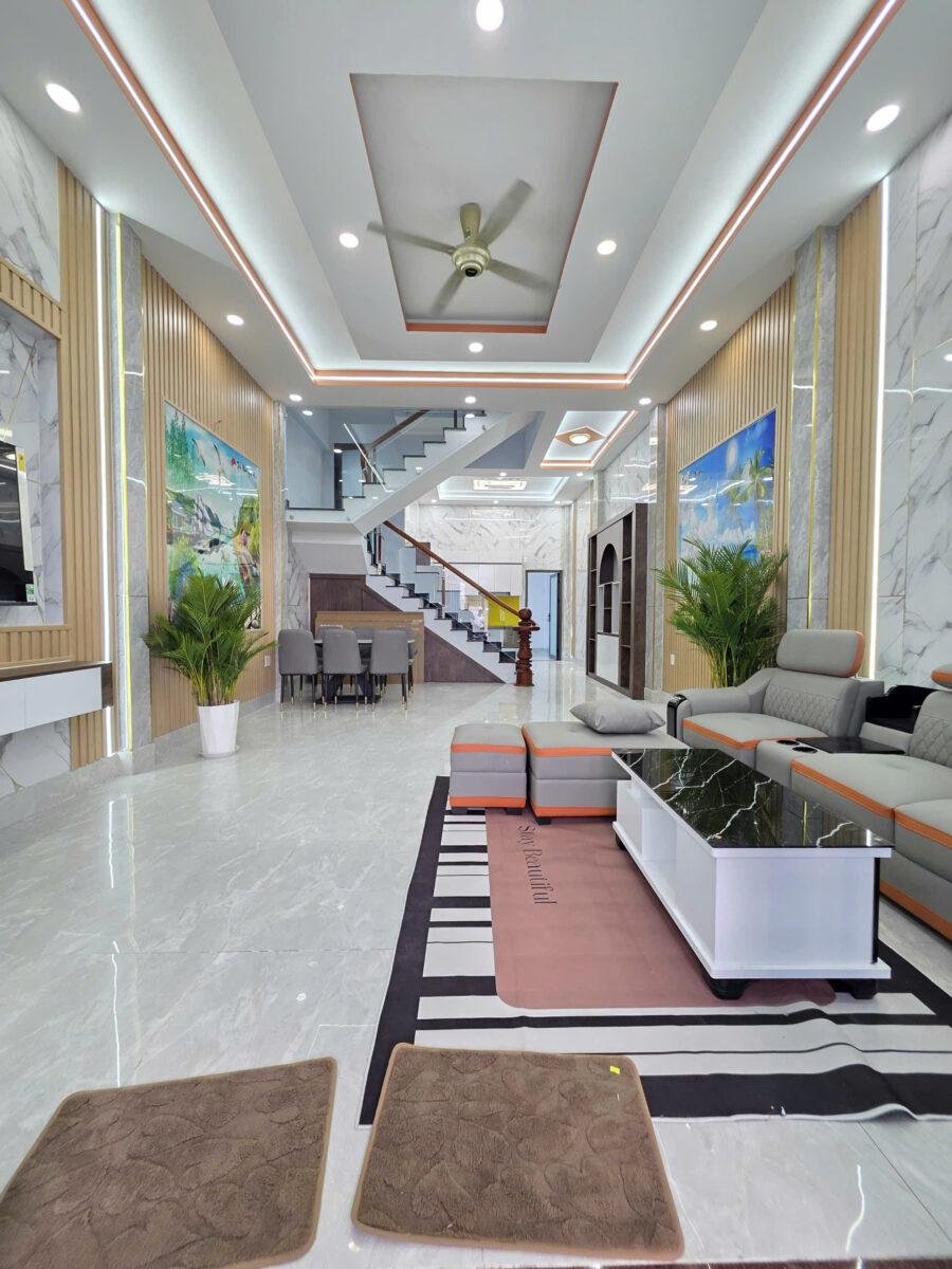 Bán nhà mới 1T2L 5.2x15m, hẻm Bình Hòa 3 p. Bình Hòa, full nội thất