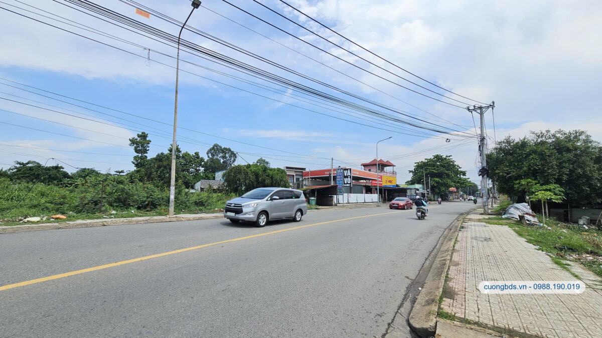 Bán đất 6.2×62.6m, mặt tiền đường ĐT.747A gần sông Đồng Nai