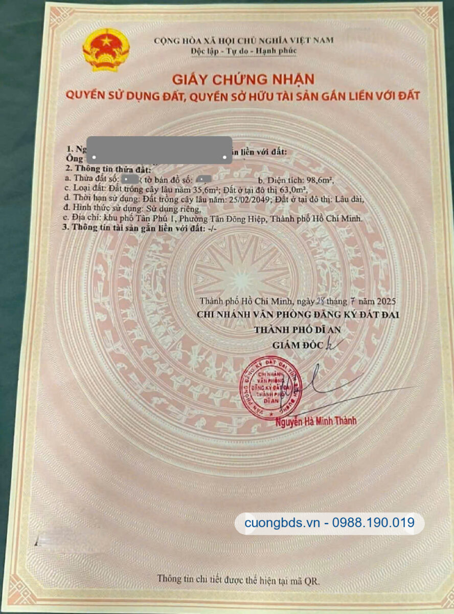 Bán nhà cấp 4 (5x20m), hẻm An Nhơn gần Ngã Tư Chiêu Liêu