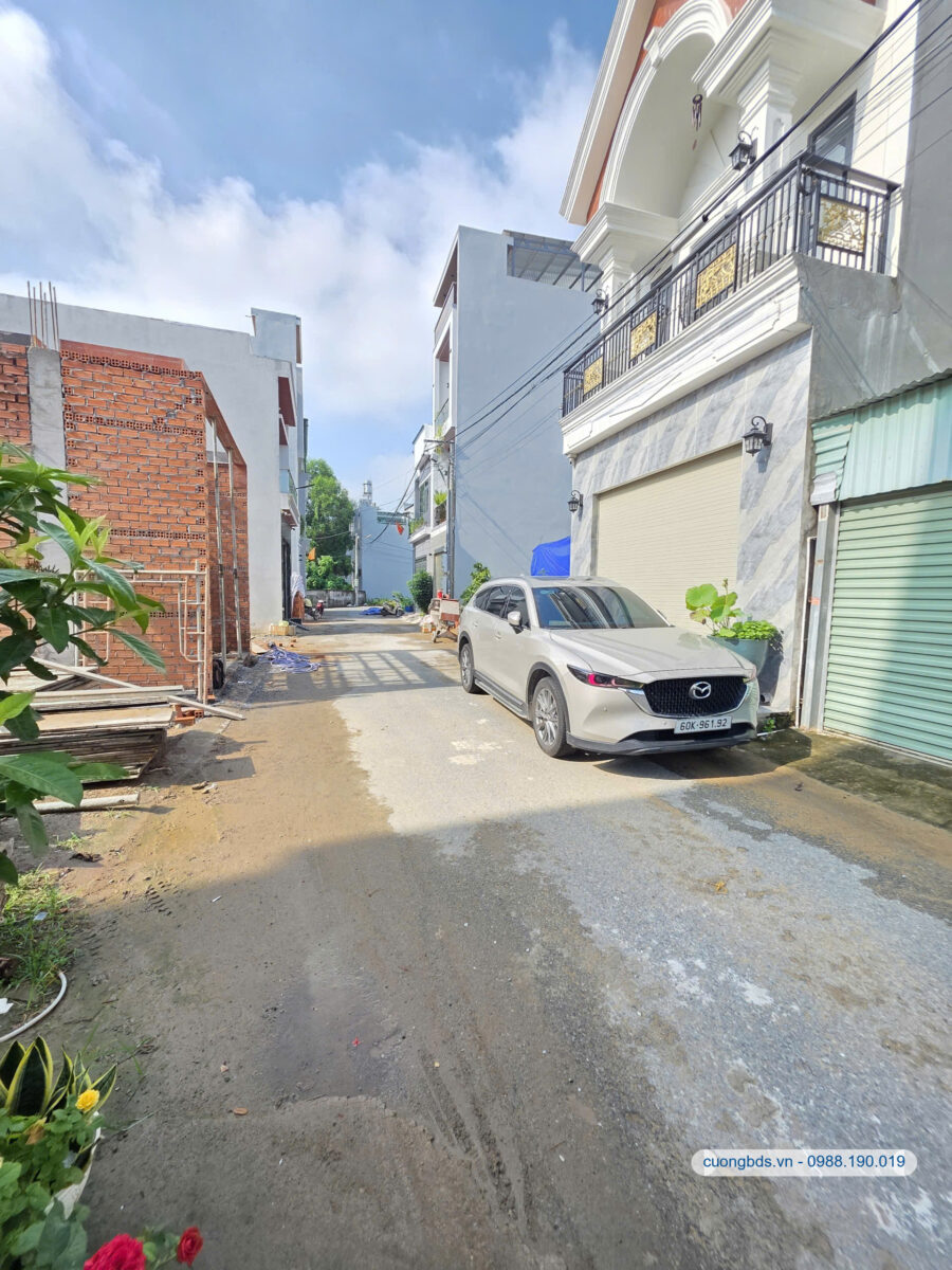 Bán đất 5x16m, hẻm Hoàng Minh Chánh gần chợ Hóa An