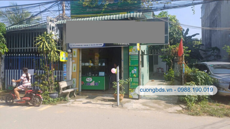Bán nhà cấp 4 (5.5x31m), mặt tiền Tân Phước Khánh 36 gần trường cấp 1