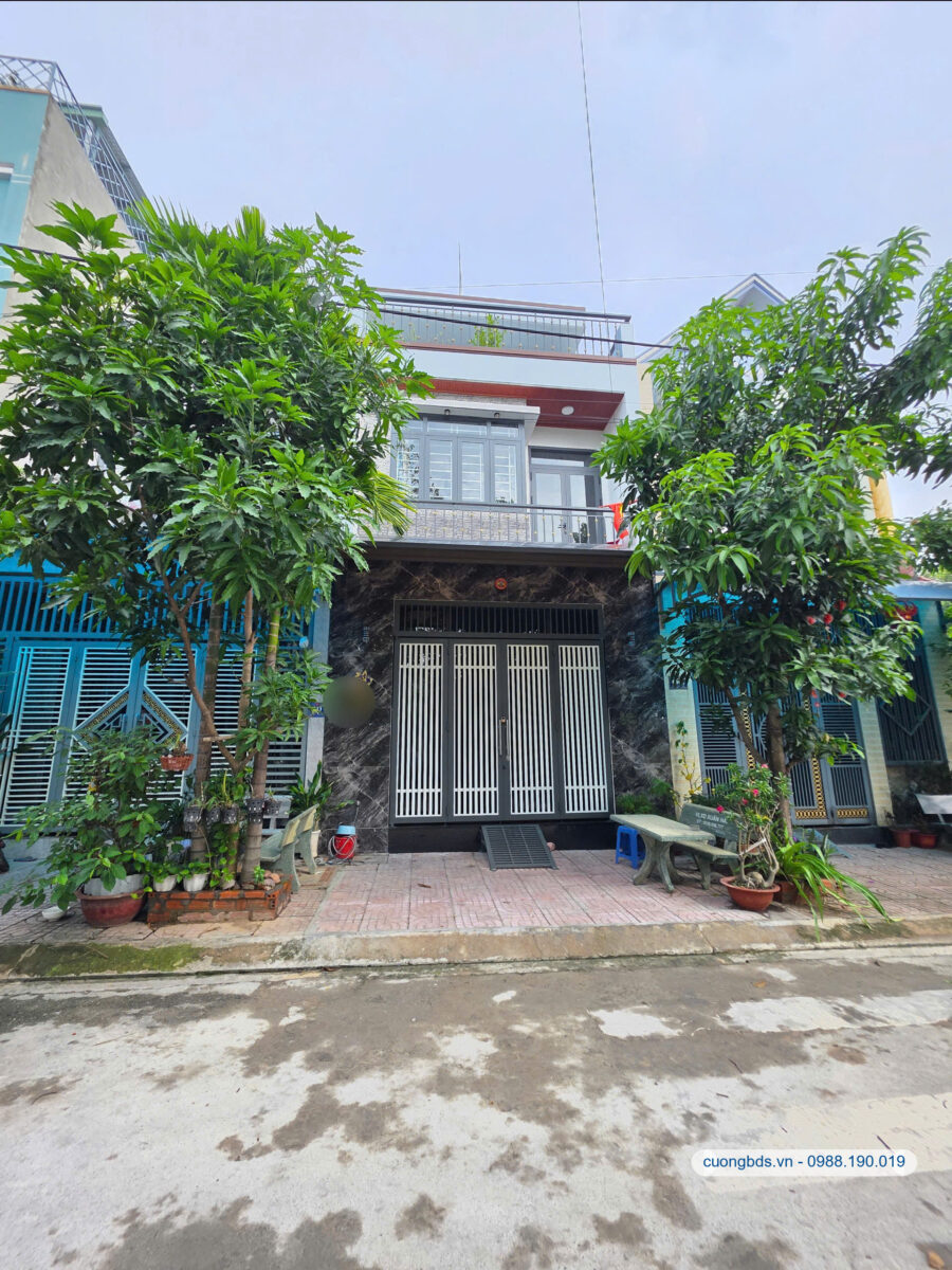 Bán nhà 1T1L+tum 5x13m, đường D4 KDC Đất Mới (không vướng cống, cột điện)