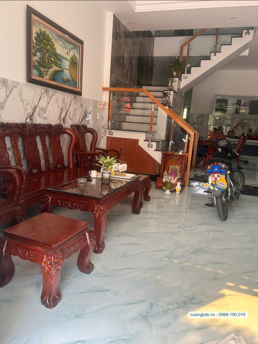 Bán nhà 1T1L+tum 5x13m, đường D4 KDC Đất Mới (không vướng cống, cột điện)