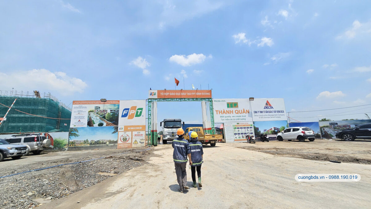 Bán đất 10x55m, hẻm ĐT.747A kế tổ hợp giáo dục FPT