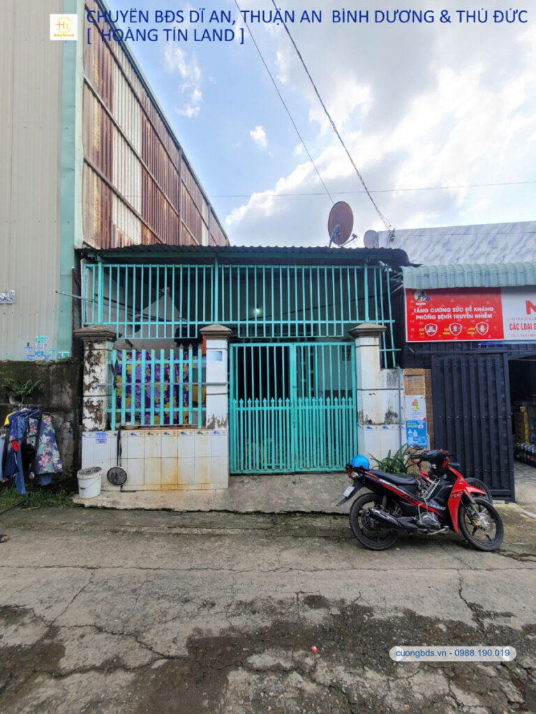 Bán nhà cấp 4 (5×17.4m), hẻm Liên Huyện gần chợ Phú An (Đang thuê 3.5tr/th)