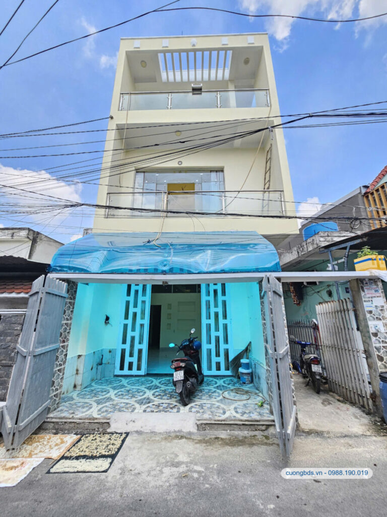 Bán nhà 1T2L+phòng trọ 6.5×22.5m, hẻm Bình Hòa 4 gần Lotte Mart (thu 10tr/th)